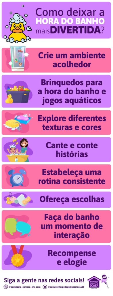 Hora do banho: como deixar mais fácil e divertida? - Pedagogia